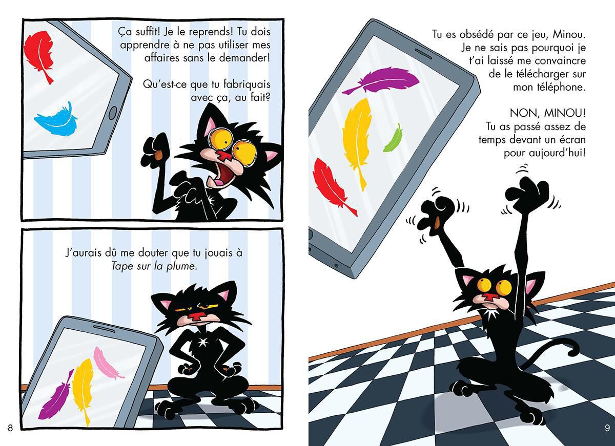 Thumbnail 5Ensemble M&eacute;chant Minou en couleurs