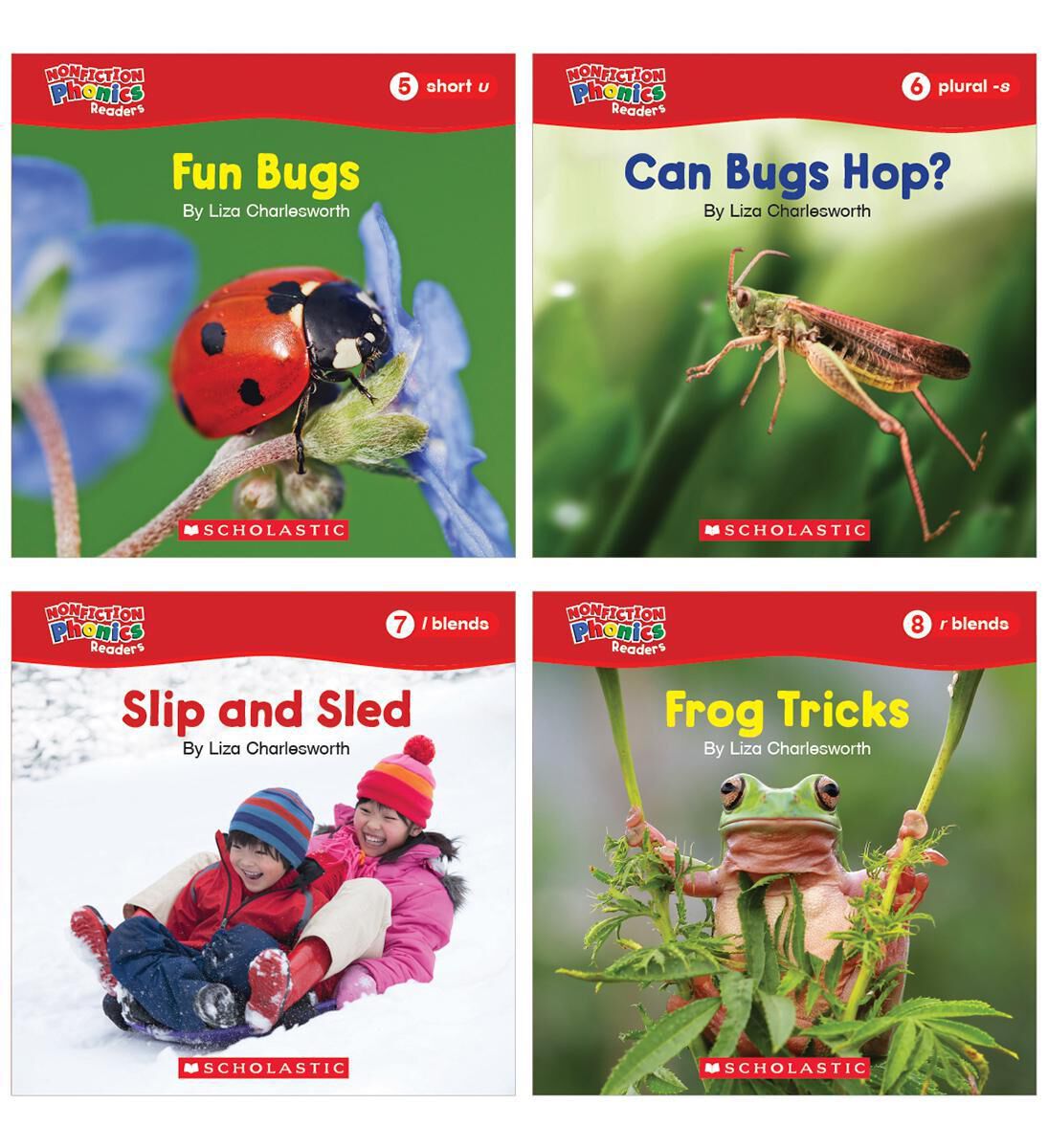 Thumbnail 3 Nonfiction Phonics Readers SET 1: Short Vowels, Blends &amp; More 