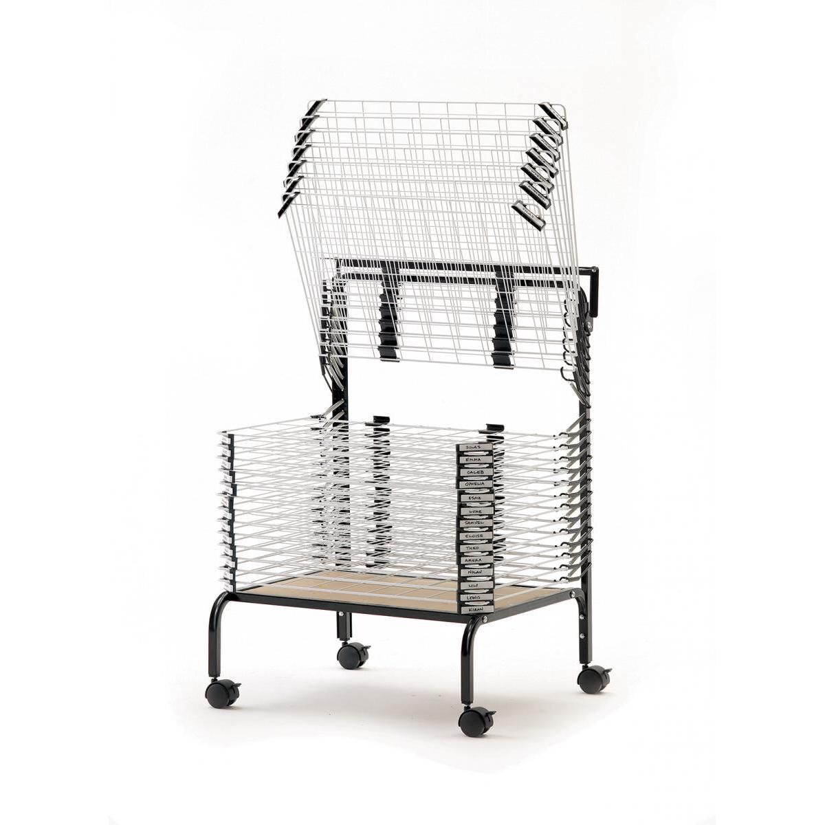 Spring-Loaded Drying Rack
