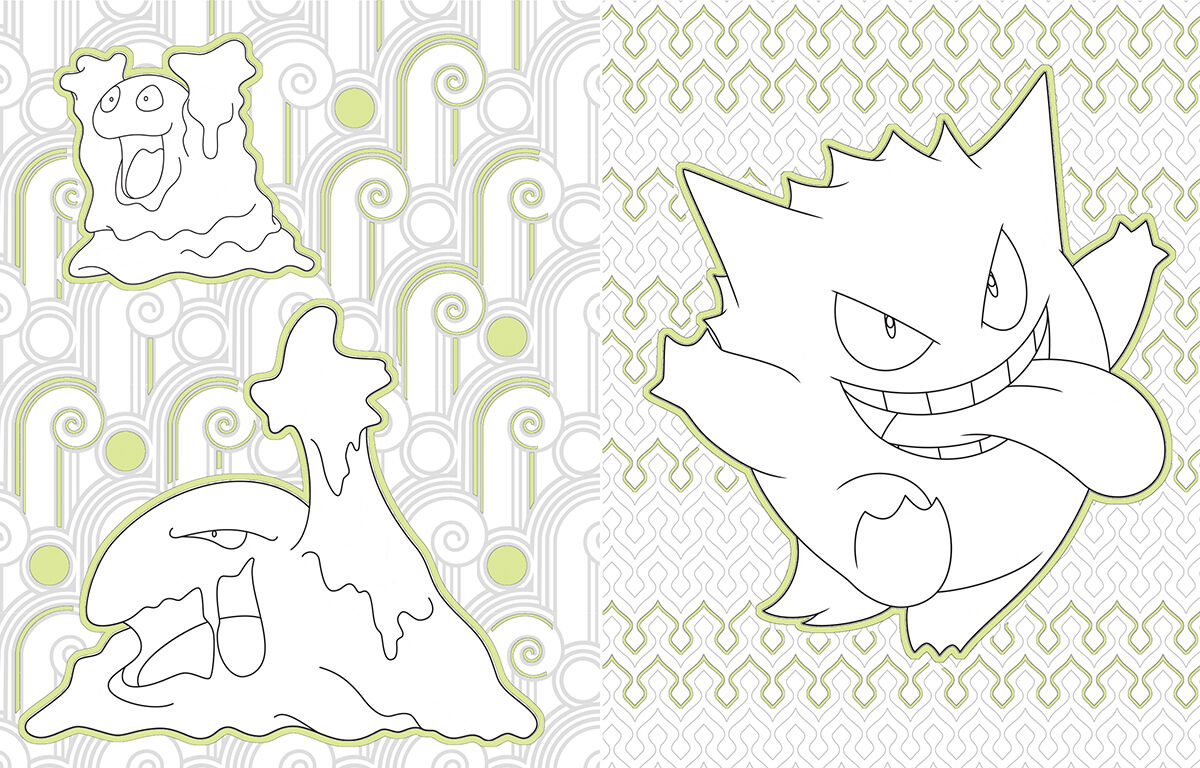 Thumbnail 2 Pok&eacute;mon Glow-in-the-Dark Coloring Book 