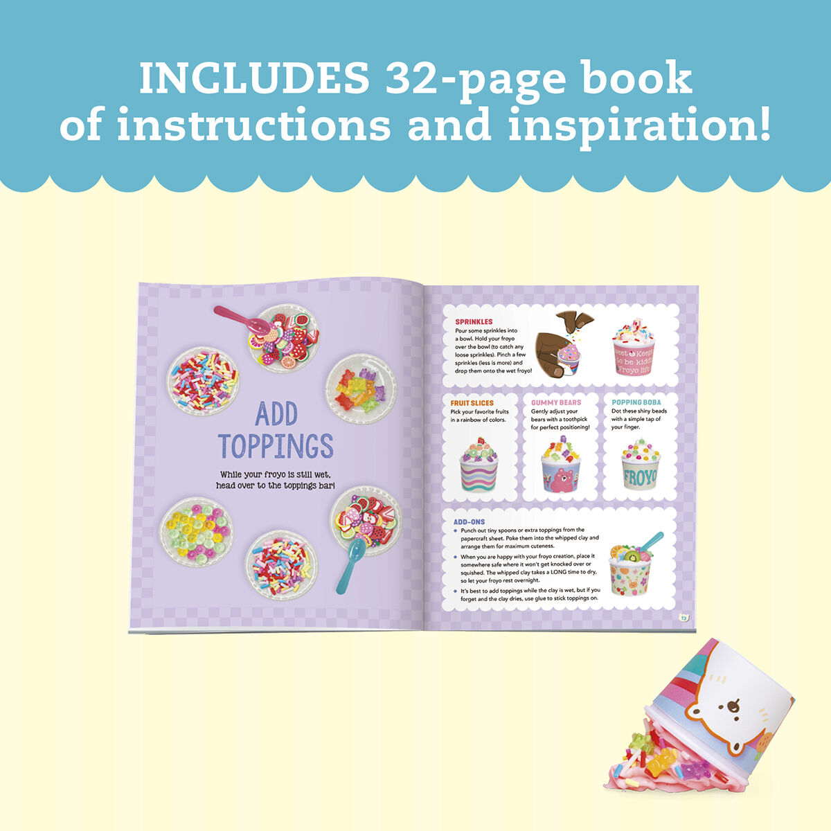 Thumbnail 6 Klutz: Whipped Clay Froyo Shop 