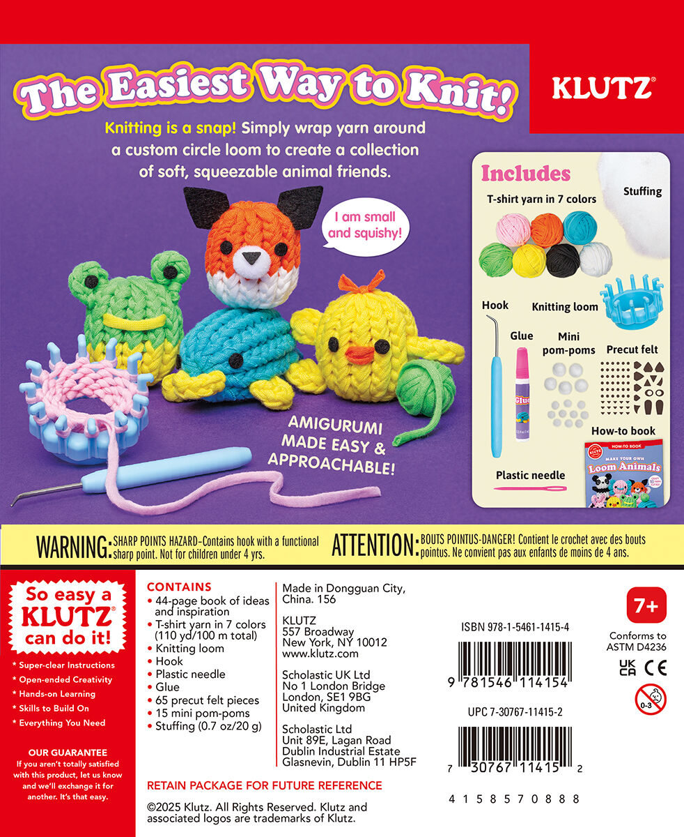 Thumbnail 8 Klutz Make Your Own Loom Animals 