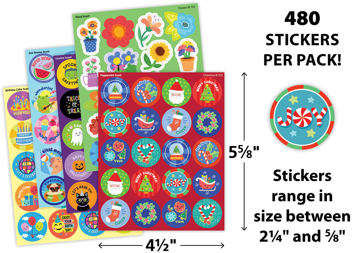 Thumbnail 3Seasons & Holidays Smelly Stickers
