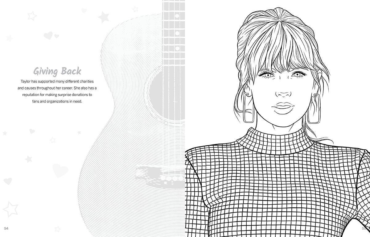 Thumbnail 4SUPER FAN-tastic Taylor Swift Coloring & Activity Book