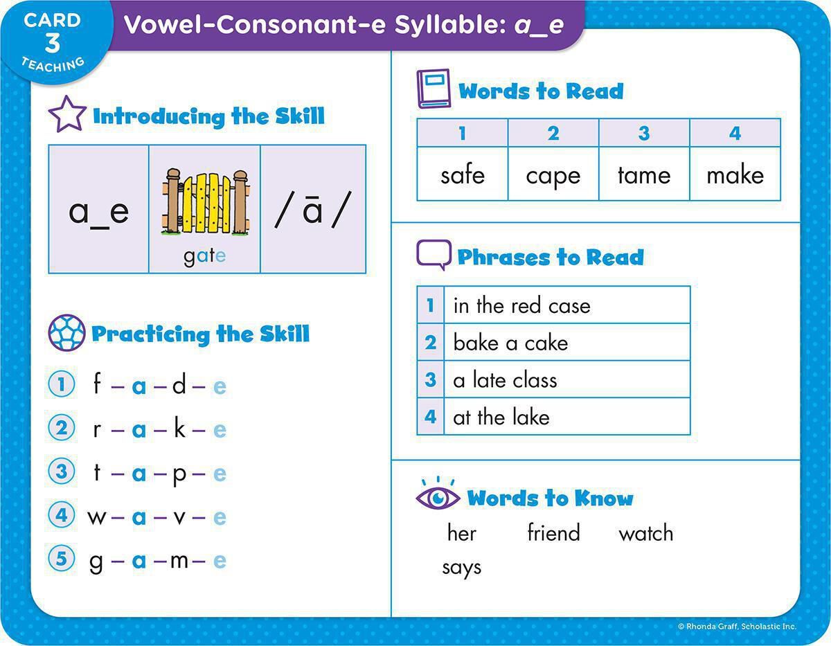 Thumbnail 4 Decodable Cards: Long Vowels &amp; More 