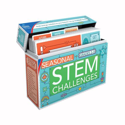  Seasonal STEM Challenges Learning Cards: Grades 2-5 