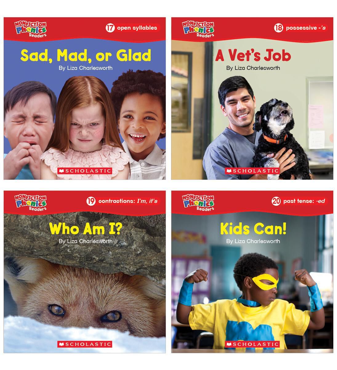 Thumbnail 6Nonfiction Phonics Readers Set 1: Short Vowels, Blends & More