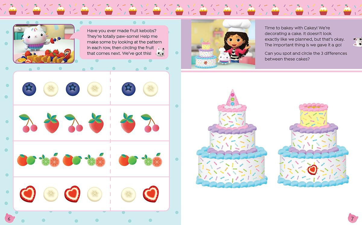 Thumbnail 4 Gabby's Dollhouse: Let's Give It a Go! Activity Book with Pencil Topper 