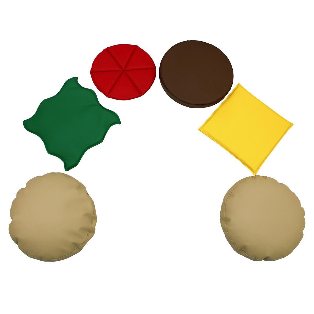 Thumbnail 3 Softscape Stack-A-Burger Play Set 6-Piece 