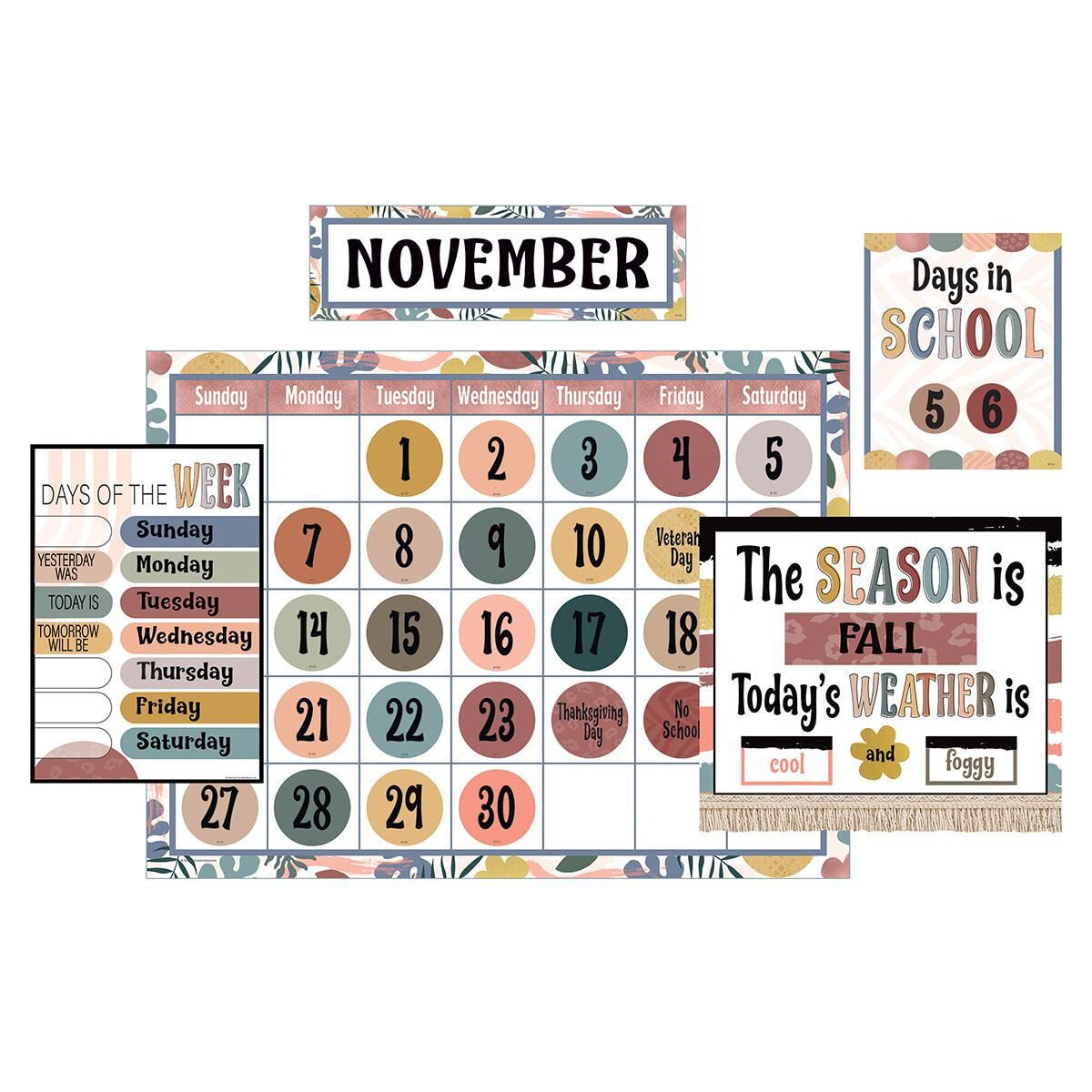  Wonderfully Wild Calendar Bulletin Board 