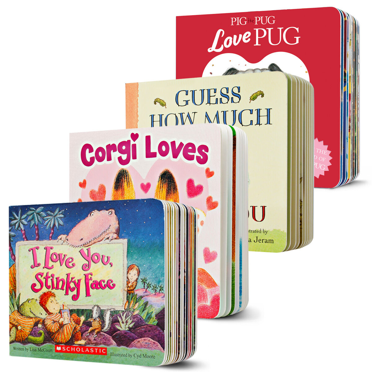  Board Books for Little Valentines Pack 