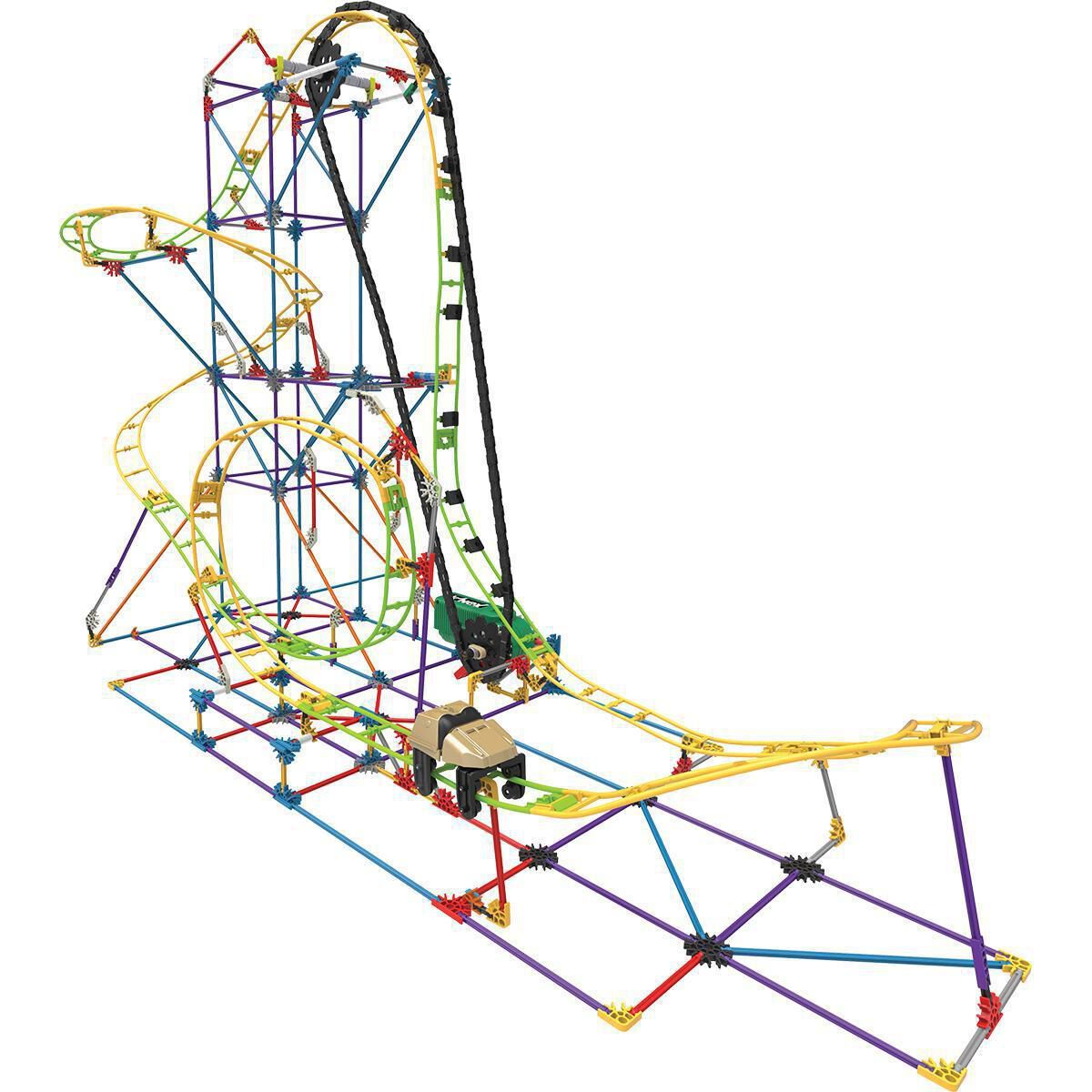 Thumbnail 2K'Nex&reg; STEM Explorations Roller Coaster Building Set