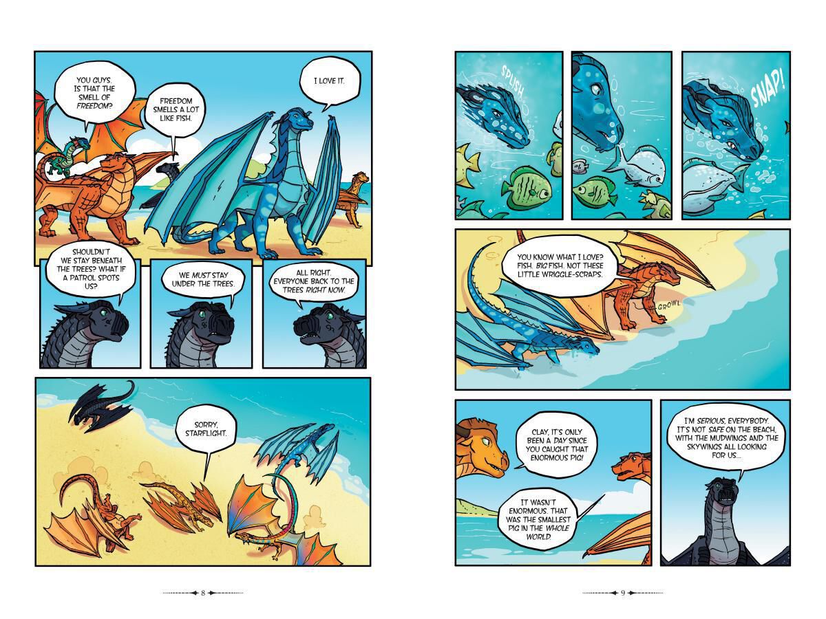 Thumbnail 3 Wings of Fire Graphic Novels #1-#8 Pack 