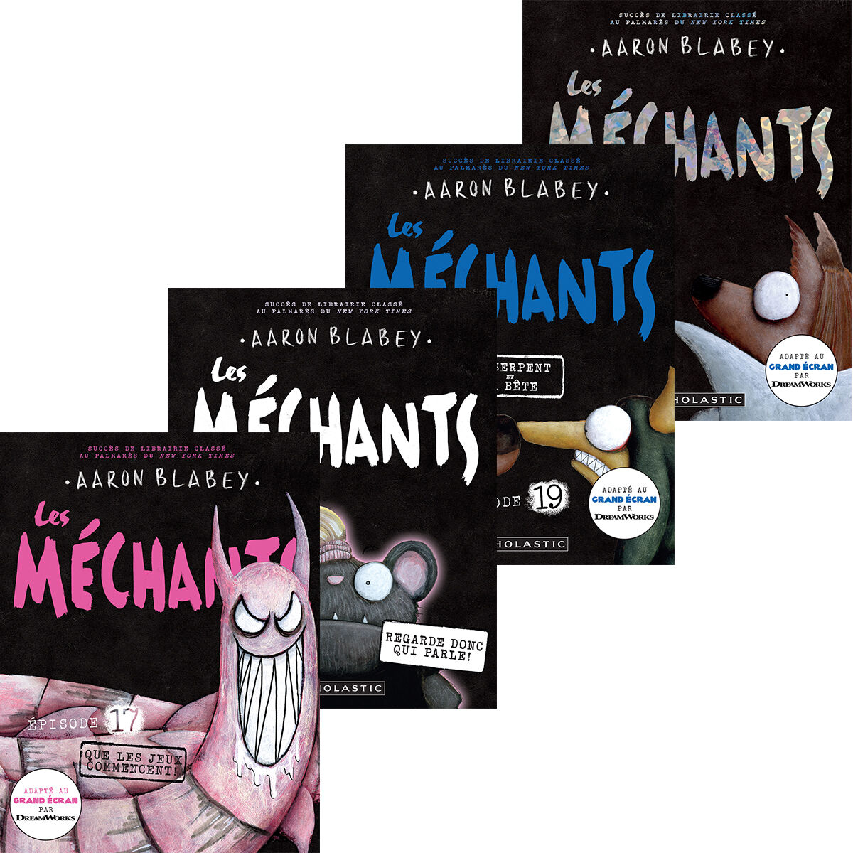  Collection Les m&eacute;chants : Tomes 17 &agrave; 20 