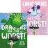Thumbnail 1 Dragons/Unicorns Are the Worst! 2-Pack 