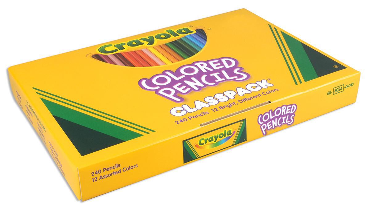 Crayola ® Colored Pencil Classpack (240) Scholastic Canada Book Clubs