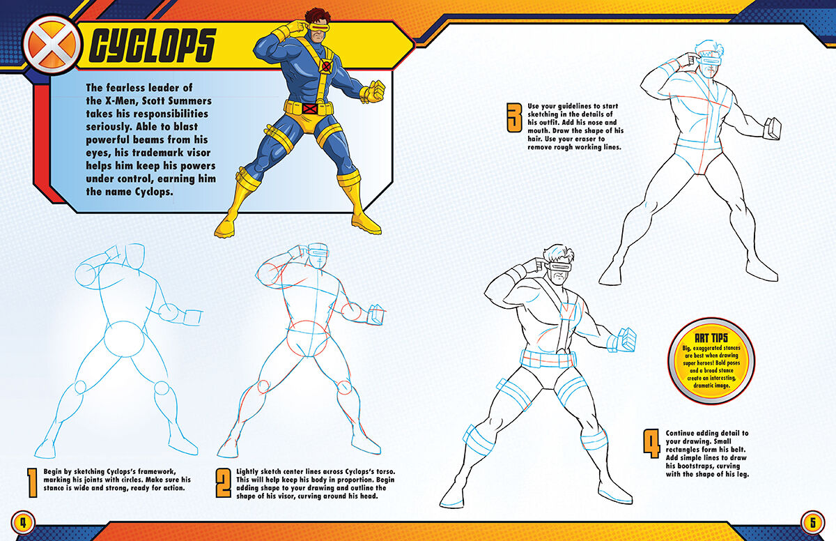 Thumbnail 2 The Official X-Men How to Draw 