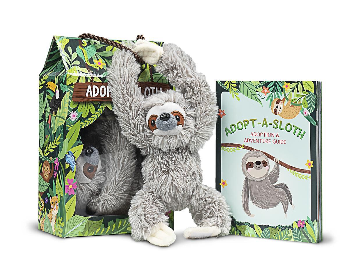 Sloth plush adoption hot sale kit
