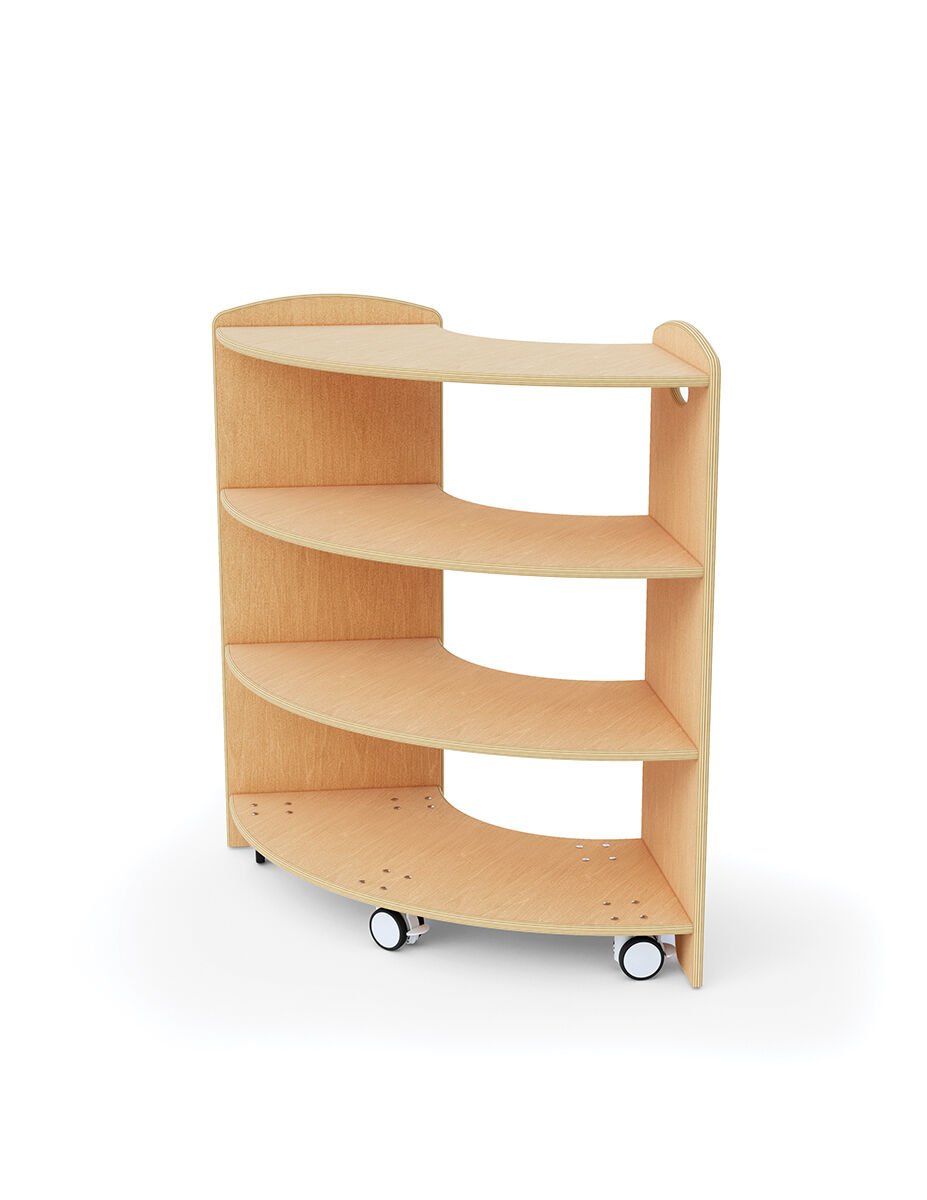 Seoras 3-Level 90 Degree Curved Corner Shelf