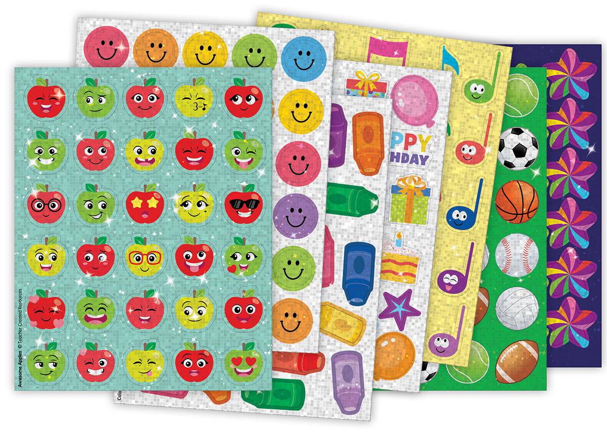 Thumbnail 2School Days Sparkle Stickers