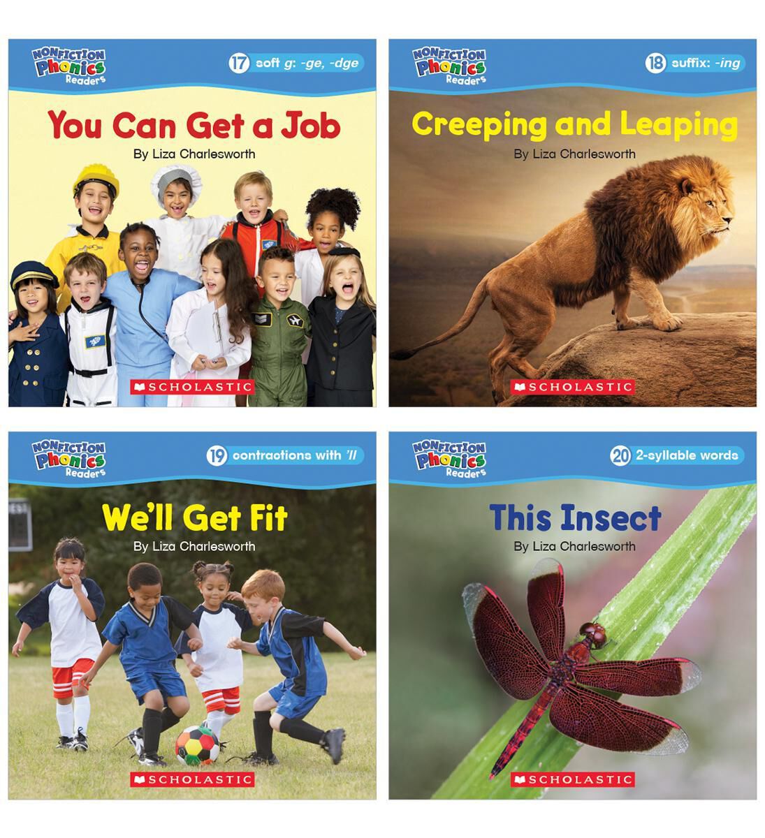 Thumbnail 6 Nonfiction Phonics Readers Set 2: Long Vowels, Digraphs &amp; More 