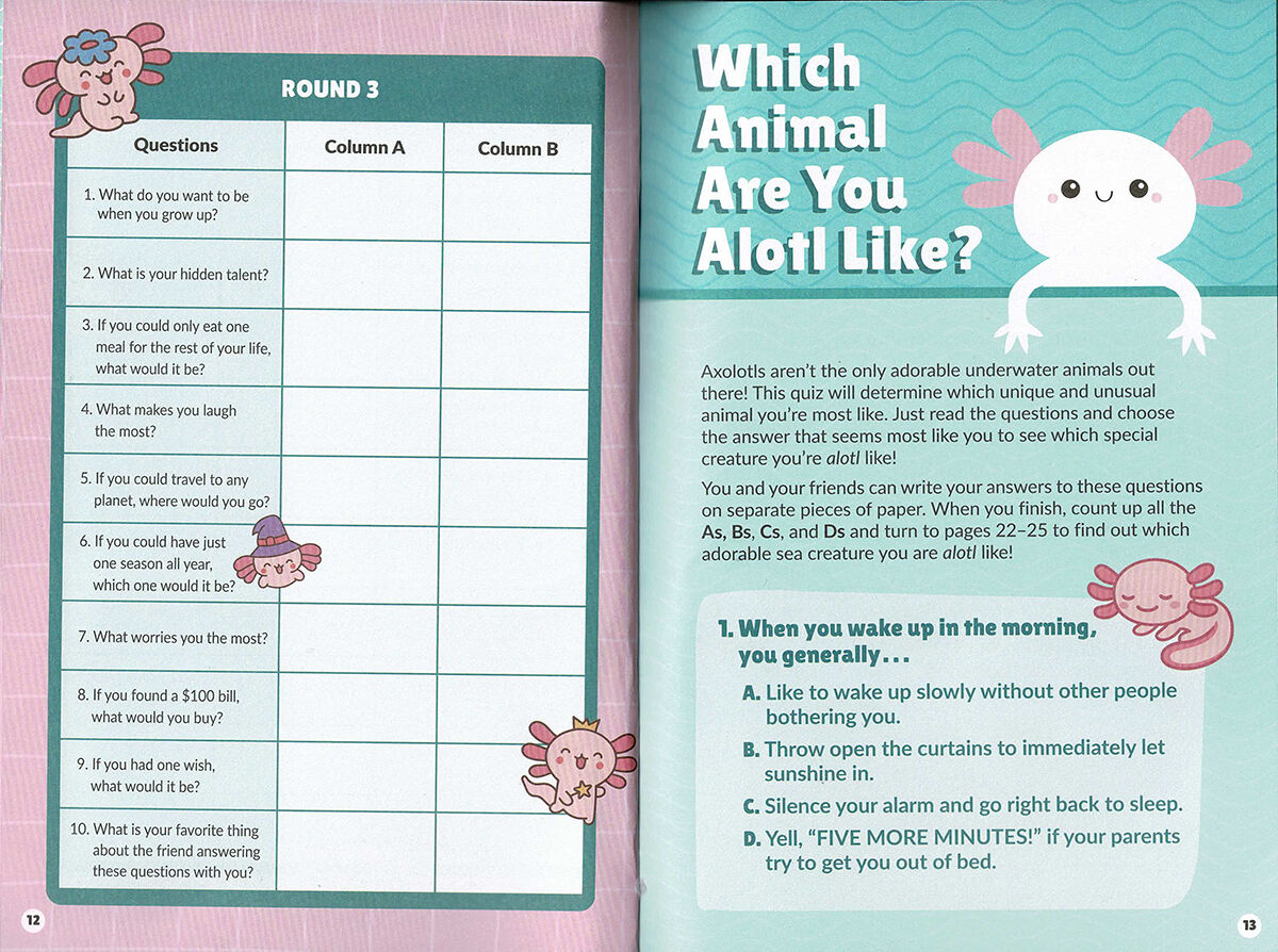 Thumbnail 6 I Like You a Lotl: Axolotl Friendship Book 