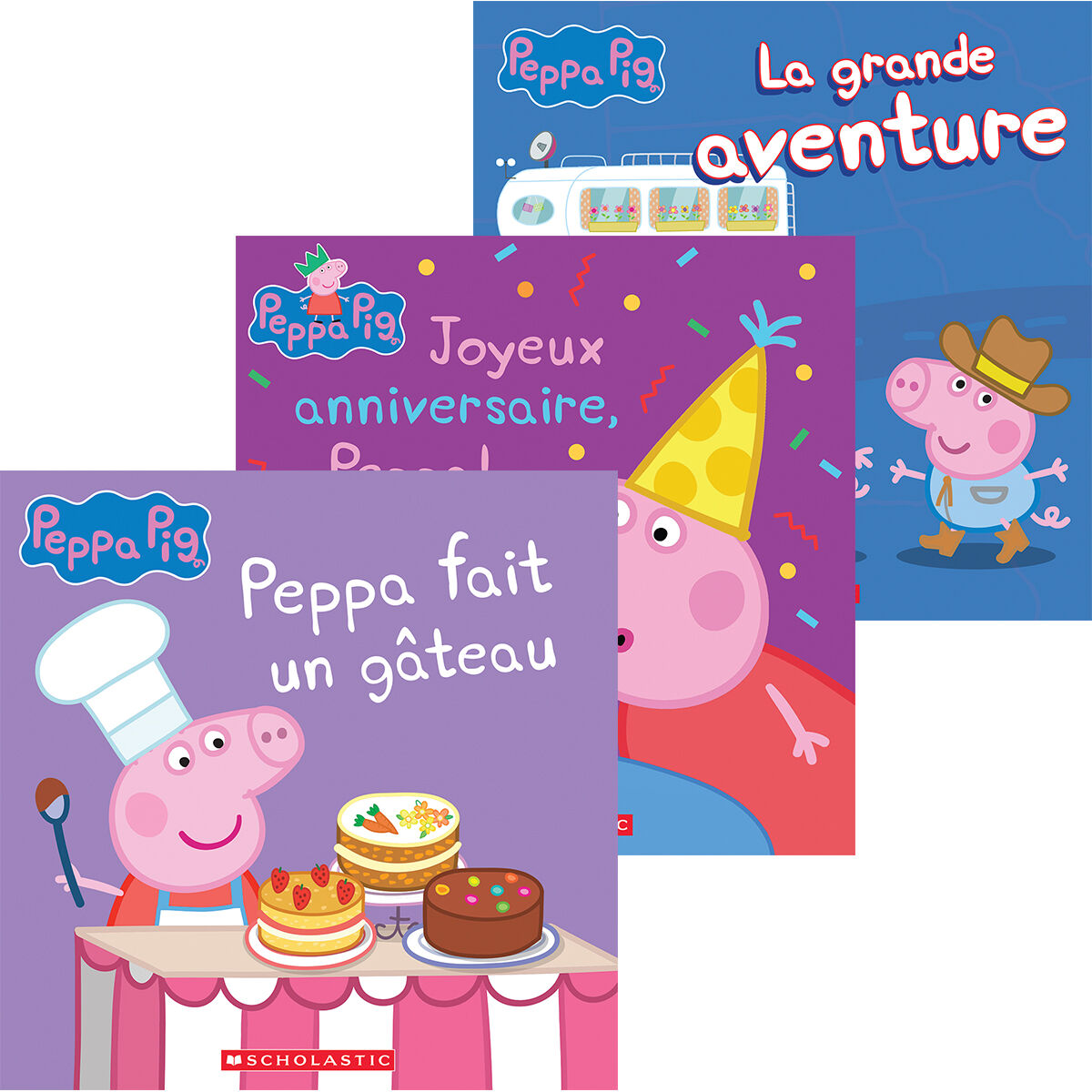  Collection Peppa - 3 livres 