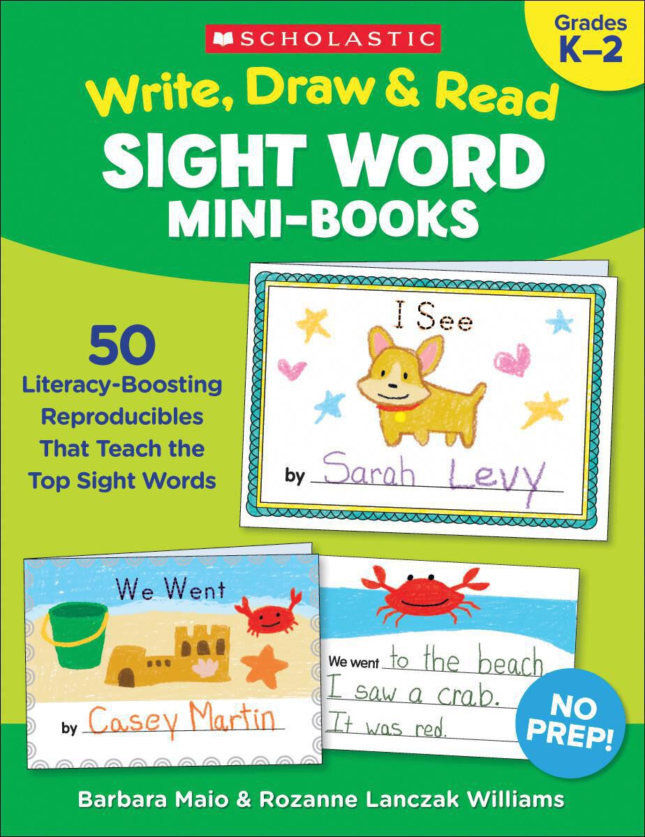 Write, Draw & Read Sight Word Mini-Books | Scholastic Canada Book 