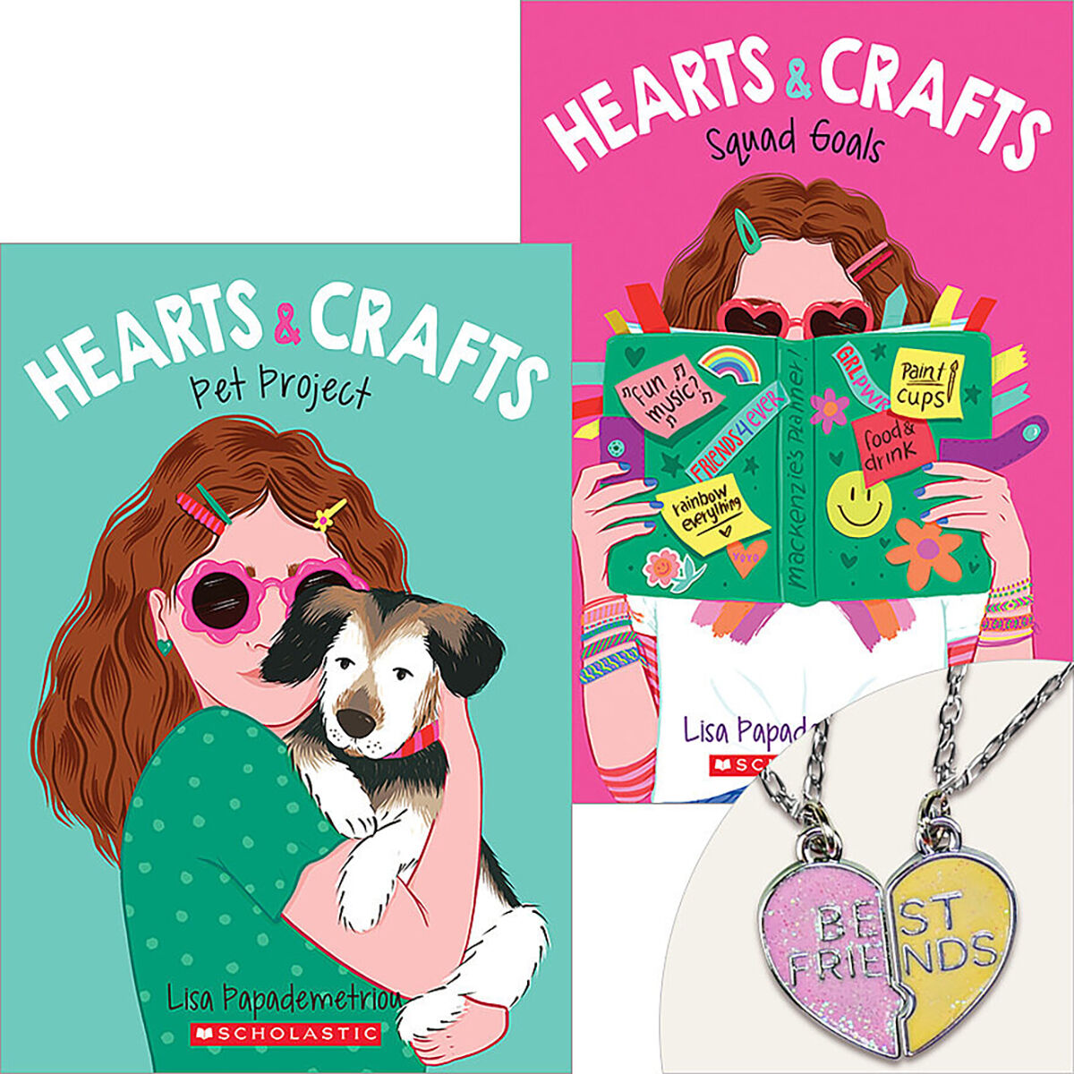  Hearts &amp; Crafts 2-Pack with BFF Necklace 