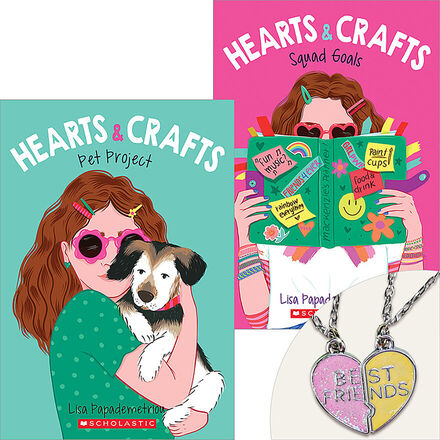 Hearts & Crafts 2-Pack with BFF Necklace   Hearts & Crafts 2-Pack with BFF Necklace