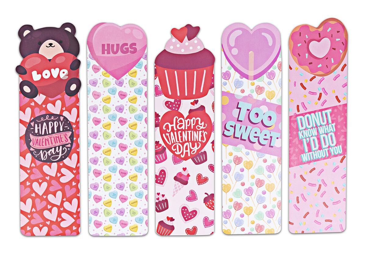 Thumbnail 2 Scented Valentine's Day Bookmarks 30-Pack 