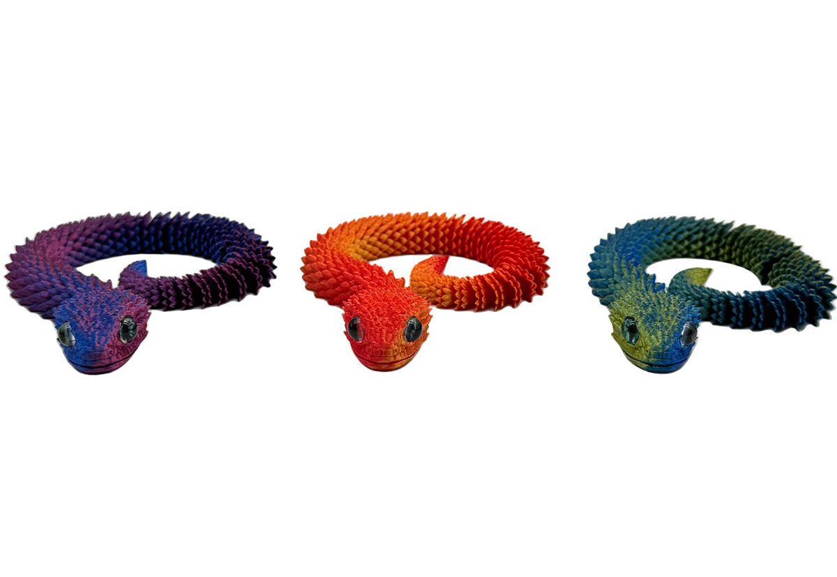  Fidget Snake (Assorted Designs) 