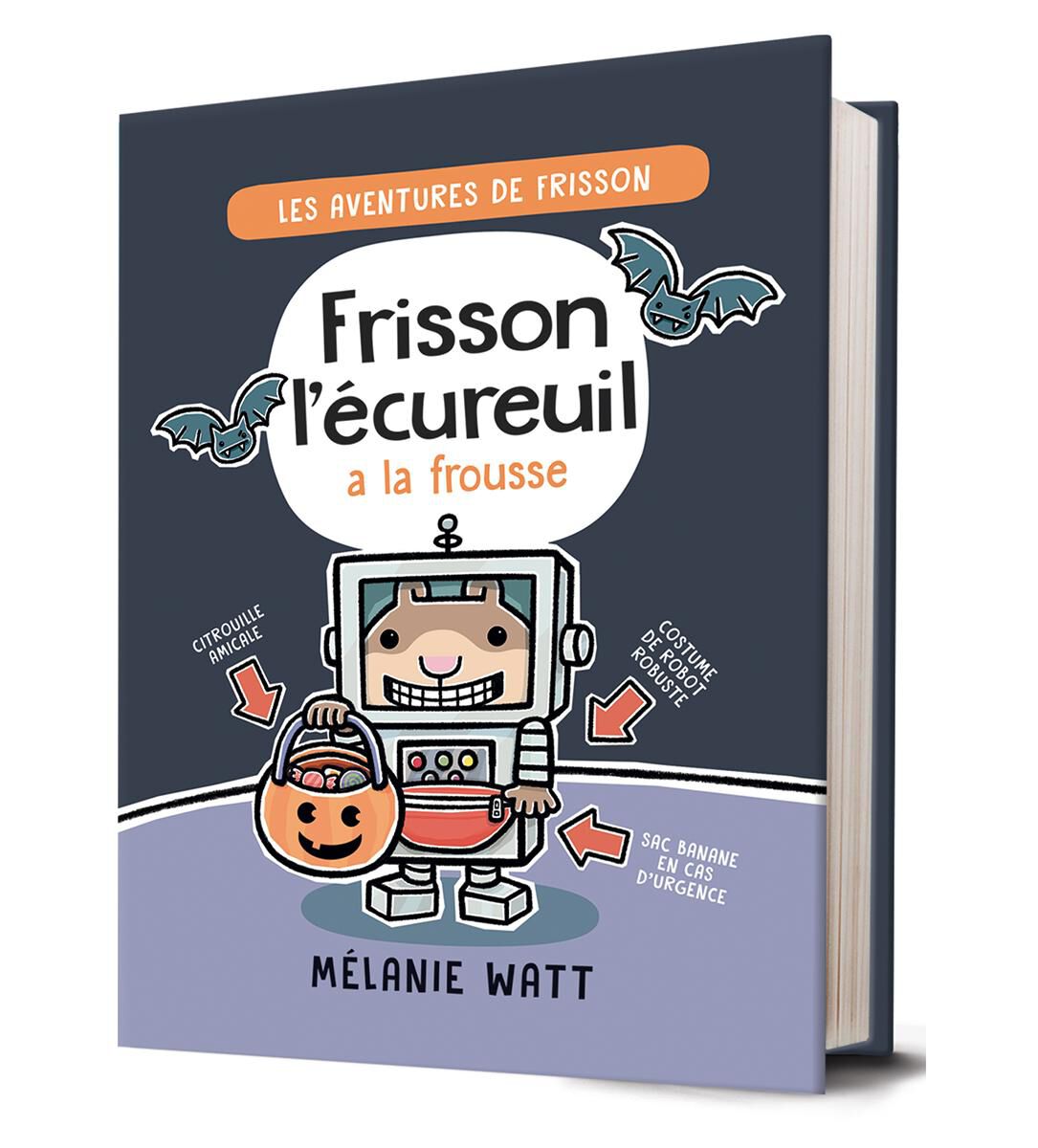 Les aventures de Frisson : Frisson l'&eacute;cureuil a la frousse - Tome 4