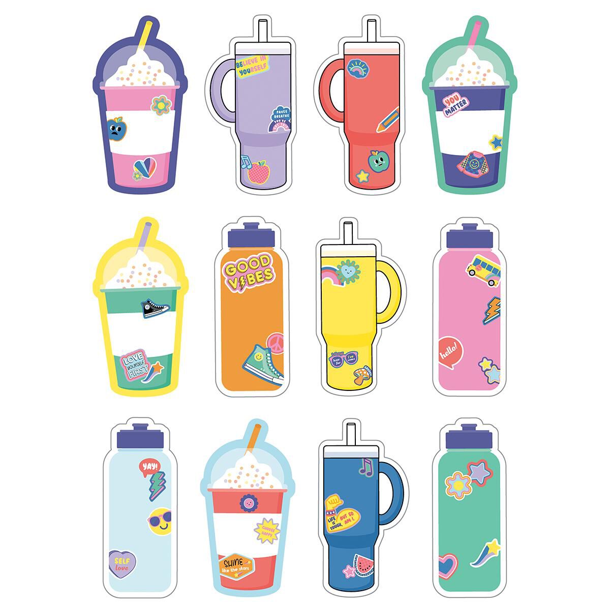  Cut-Outs: Cups &amp; Water Bottles 