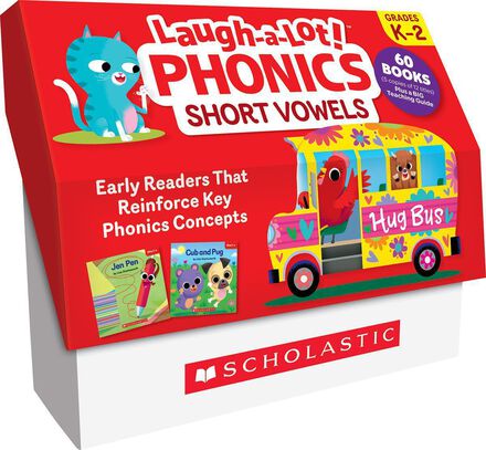 Laugh-a-Lot! Phonics: Short Vowels Classroom Set   Laugh-a-Lot! Phonics: Short Vowels Classroom Set