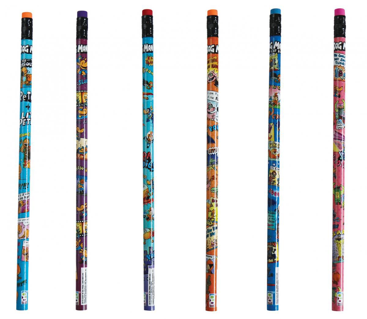  Dog Man Pencils 48-Pack 