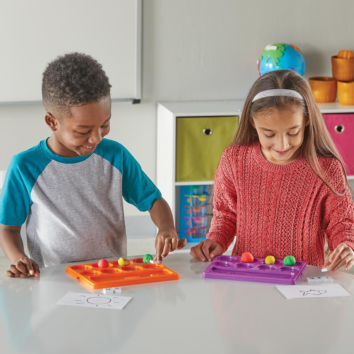 Thumbnail 6 Little Minds at Work: Sound Segmenting Trays, Set of 6 