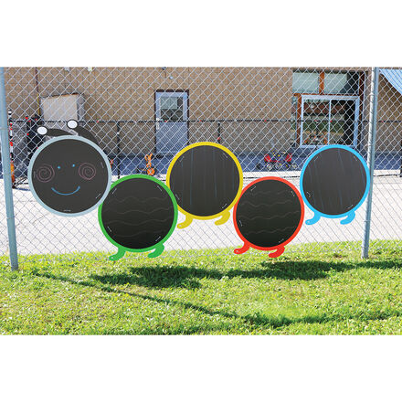 Outdoor Giant Chalkboard Caterpillar   Outdoor Giant Chalkboard Caterpillar