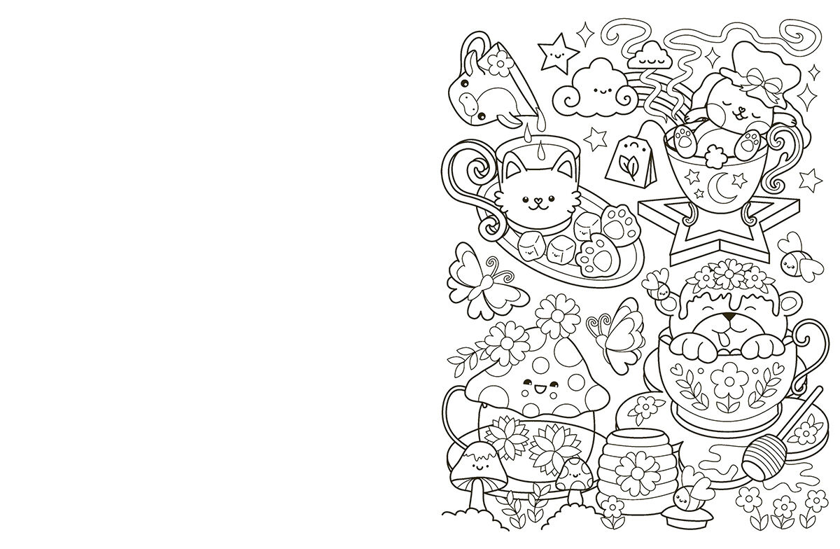 Thumbnail 3 Cafe Cuties: Cozy Colouring Book 