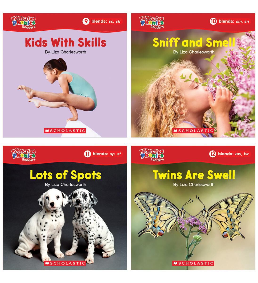 Thumbnail 4 Nonfiction Phonics Readers SET 1: Short Vowels, Blends &amp; More 