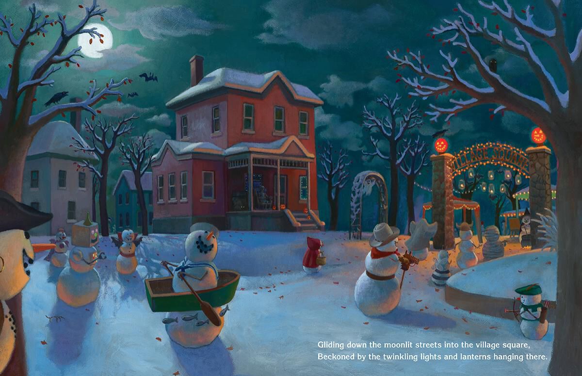 Thumbnail 3Snowmen at Halloween