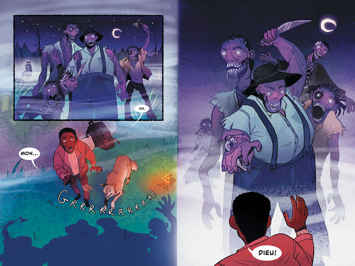 Thumbnail 2 Lieux hant&eacute;s : La bande dessin&eacute;e  - Quatre histoires effrayantes - Tome 2 