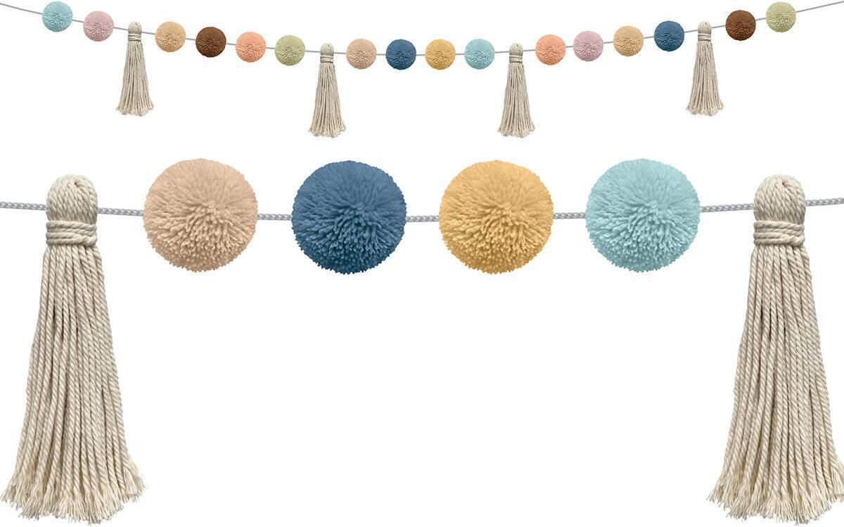  Everyone is Welcome Pom-Poms and Tassels Garland 