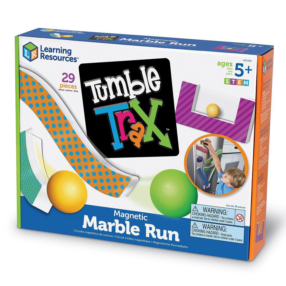 Magnetic marble run sale