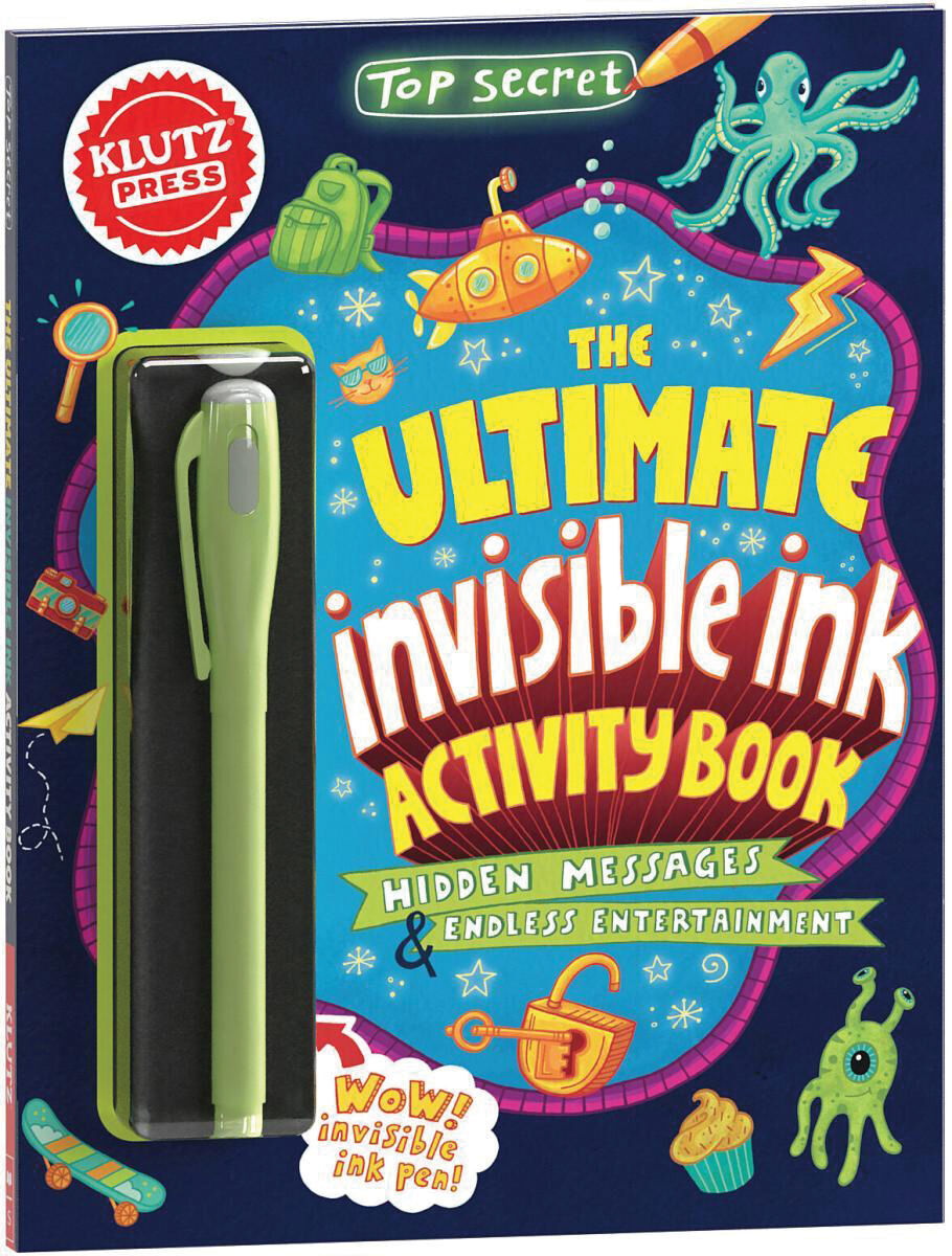  Klutzpress: The Ultimate Invisible Ink Activity Book 