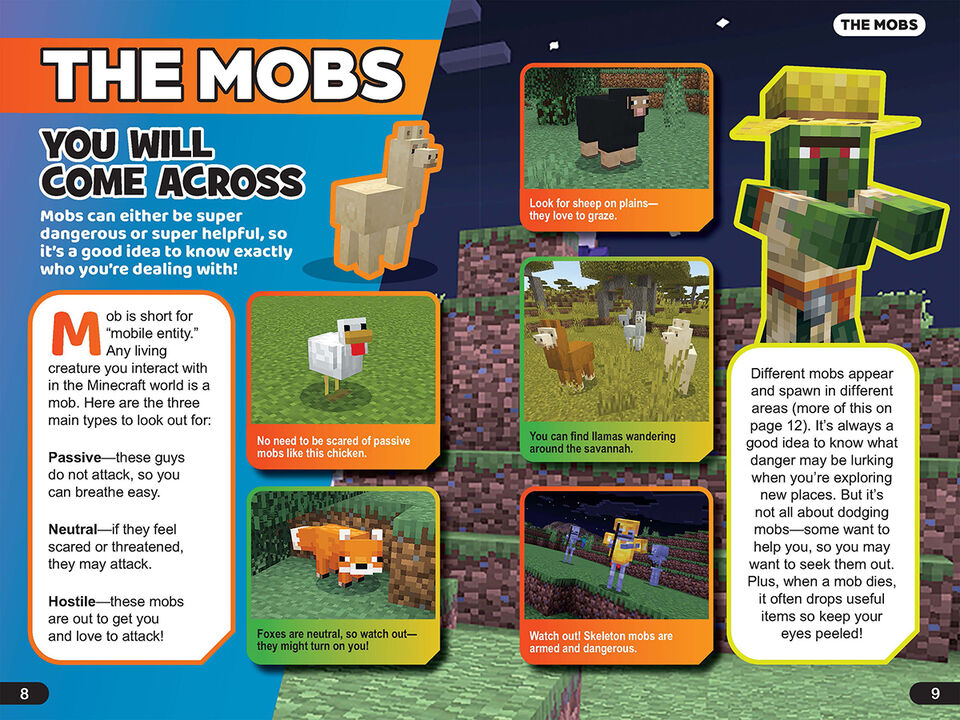 Secret Builder's Guide Minecraft Mobs Scholastic Canada Book Clubs
