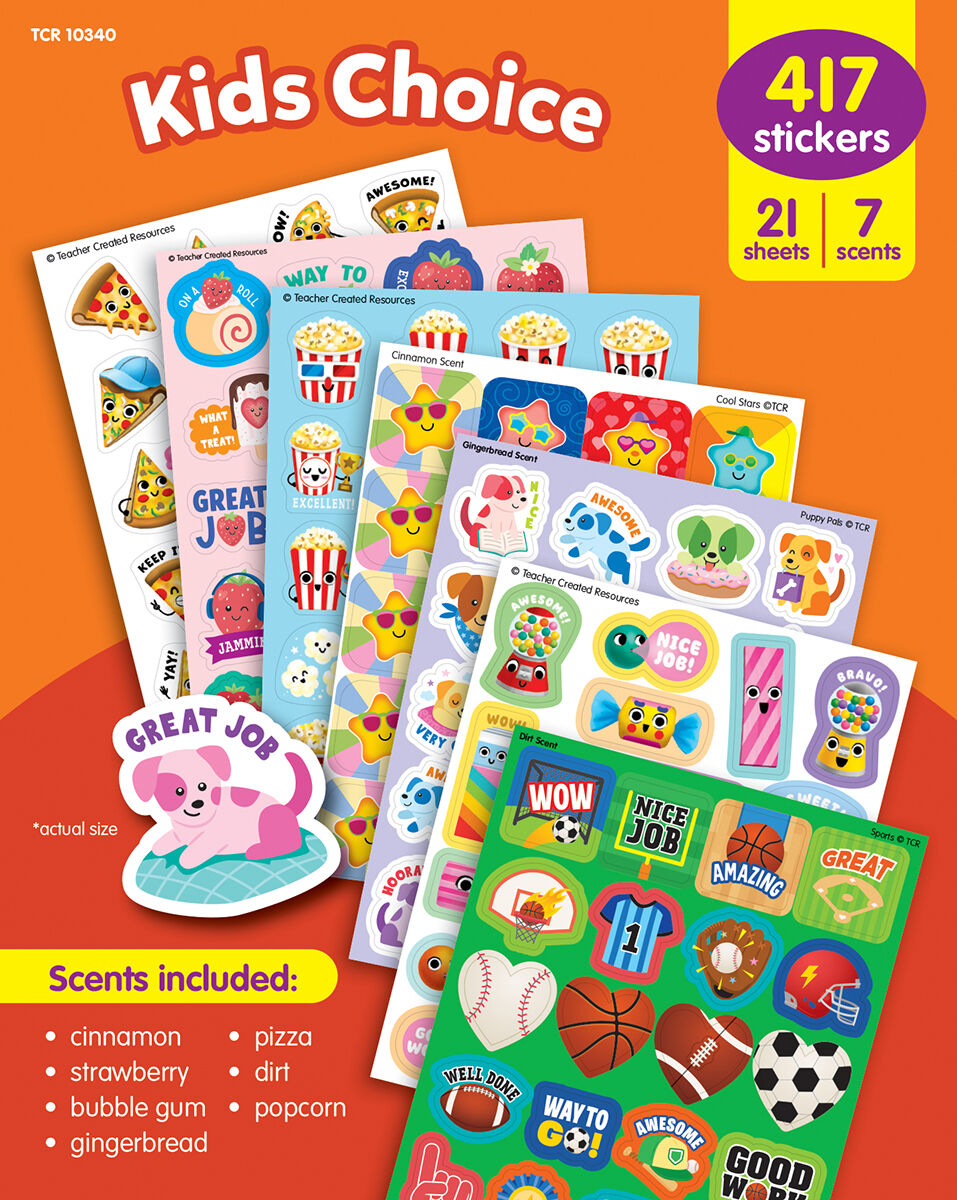 Kids Choice Smelly Stickers