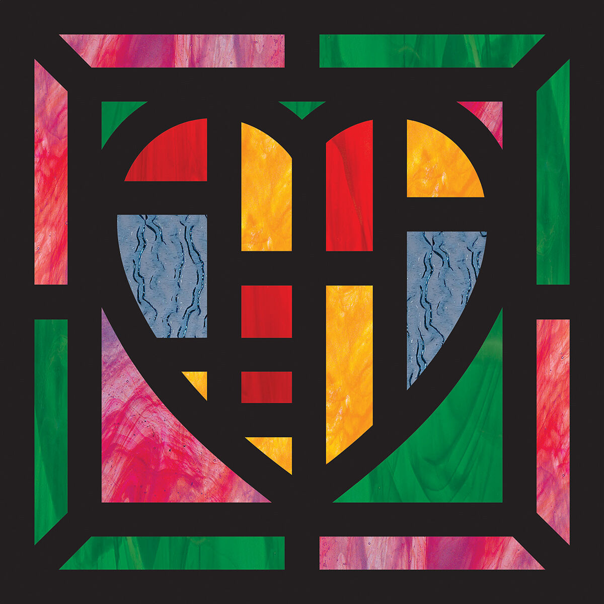 Thumbnail 2Stained Glass Heart Frames