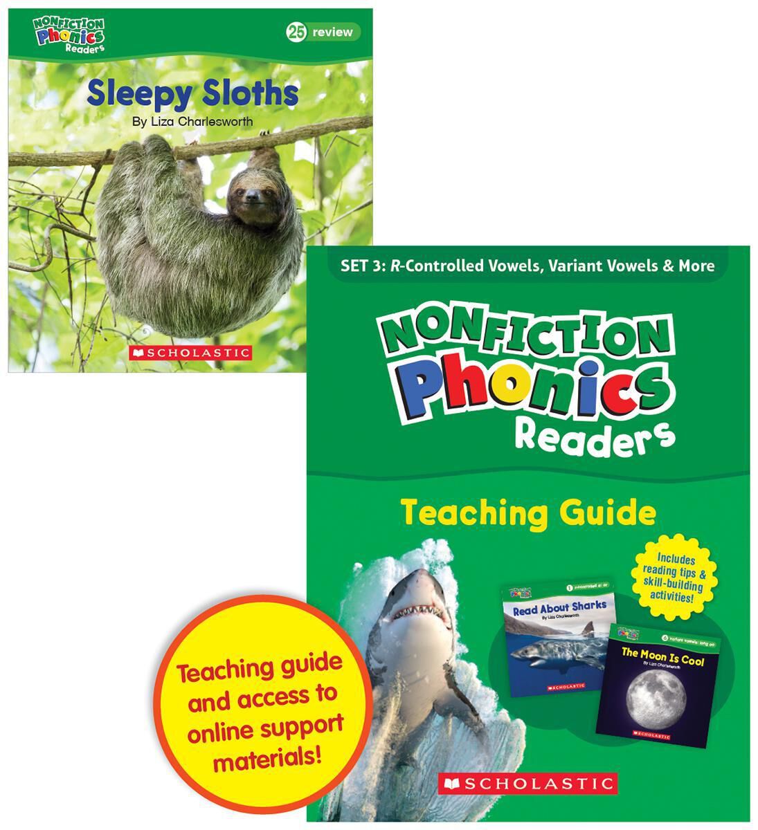 Thumbnail 8 Nonfiction Phonics Readers SET 3: R-Control, Variant Vowels &amp; More 