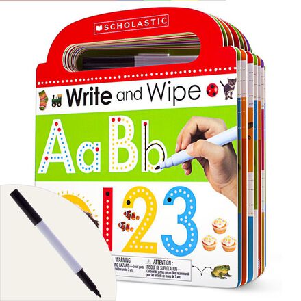  Scholastic Early Learners: Write and Wipe ABC 123 